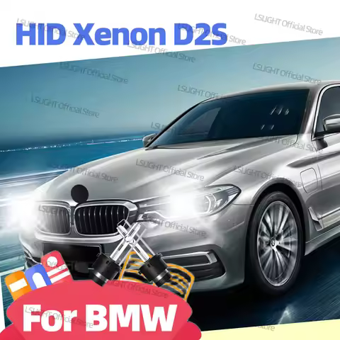 2x HID Xenon D2 D2S 35W Headlamp 6000K 8000K 10000K For BMW 3 5 6 7 Series E46 E39 E60 E61 E63 E64 X