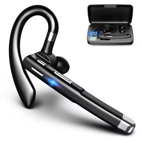 YYK520 Bluetooth Headset Noise Cancelling Sports Earphone Waterproof Digital Display Headphones Sing