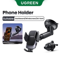 UGREEN 3-in-1 Car Phone Holder Windscreen phone holder Dashboard Windshield Air Vent Compatible with iPhone 15 Pro Max iPhone 14 iPhone 13 Pro Max Samsung Xiaomi