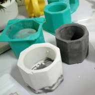 Shiyin New Cement Flower Pot Silicone Mold Ceramic Clay Craft Casting Concrete Cup Mold