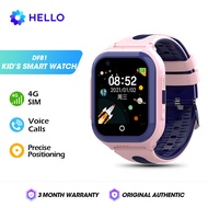 HELLO DF81 4G Smart Watch Kids GPS Position SOS Children Anti-Lost Watch Camera Kids Watch SIM Card