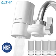LY ALTHY Faucet Tap Mount Water Filter Purifier System NSF Certified Reduces Lead Chlorine & Bad
