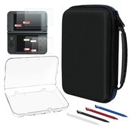 4-in-1 Accessories Kit for Nintendo New 3DS XL/LL – Full Protection Bundle Includes Carrying Case, C