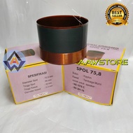 Spool Speaker Nelc 75.8mm blackspider 201-18 18inch
