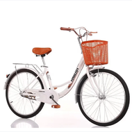 จักรยานสไตล์วินเทจ 24 นิ้ว จักรยานแม่บ้าน รุ่น BIKE0007