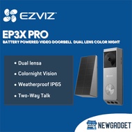EZVIZ EP3X PRO BATTERY POWERED VIDEO DOORBELL DUAL LENS COLOR NIGHT