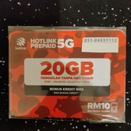 Golden VIP Number Hotlink Prepaid 5G 011-2423 1112 Self-Register Only