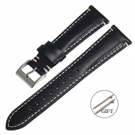 Retro Calfskin Leather Watch Strap for Seiko for Casio 20mm 22mm 24mm Watch Accessories Men Women Re