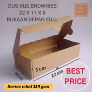 (1 PAK=10 PCS) BOX UKURAN 22X11X5 BOX 22X11X5 BUKAAN DEPAN BOX UKURAN 22X11X5 BUKAAN SAMPING BOX KUE