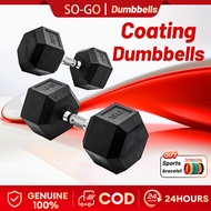 Dumbell Hexagon Set 4KG/6KG/10KG Dumbbell Gym Fitness Exercise Workout Dumbell Pemberat Deadlift Hom