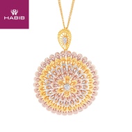 HABIB 916 Yellow,Rose and White Gold Pendant 3D AP27900223