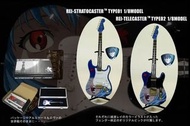 絕版 Fender x Evangelion 新世紀福音戰士 綾波麗聯名 電結他 Rei- Stratocaster Type01  1/8 model