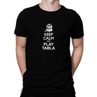 Keep Calm And Play Tabla - Silhouette T-Shirt