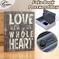 [SG STOCK] Safety Book Safe with Password Lock Book Safe Box Secret Storage Box Jewelry Book Safe