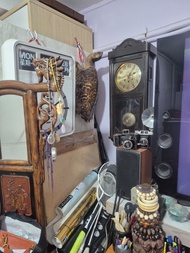 古董掛鐘   行得走得响得  可15分鐘報時 不議價