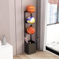 足球籃球收納層架框靠牆家用室內運動器材置物架球拍擺放架桌球架