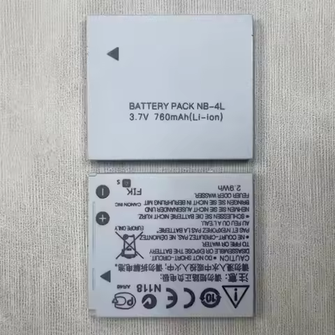 3.7V 760mAh NB-4L Battery
