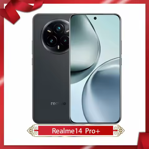 Unlocked Realme 14 Pro + Plus 5G Cell Phone 6.83inch OLED Snapdragon7s Gen3 80W Flash Charge 6000Mah
