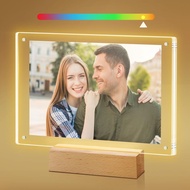 Light up Picture Frame 5x7, Color-Changing Led Picture Frame, Love Photo Frames for Couple, Cute Pic