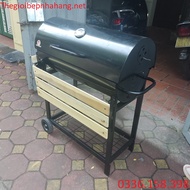 Outdoor BBQ grill, Garden charcoal grill, Home drum BBQ grill