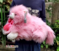 Boneka Kucing Anggora Pink  HK - 201055