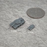 T64A Tank Resin White Model 1/350/700 Tank Chariot Miniature Model TK140 V2AQ