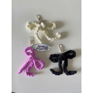 Trendy Y2k Bow Handbag Keychain