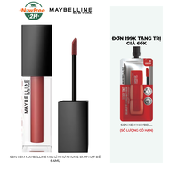 Son Kem Maybelline Mịn Lì Như Nhung CM17 Hạt Dẻ 6.4ml