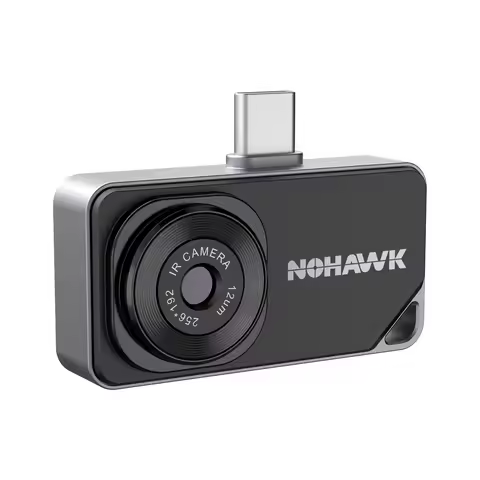 Nohawk IR Thermal Imager 256x192 Super Resolution Thermal Imaging Camera for iOS & Android Thermal C