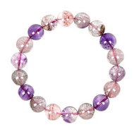 【正佳珠寶】超七 頂級冰淨體聚寶盆 11.4-11.8mm 超七水晶手珠