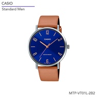 นาฬิกาข้อมือ Casio Standard Men สายหนัง MTP-VT01L Series MTP-VT01L-1B MTP-VT01L-1B2 MTP-VT01L-2B MTP