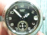 瑞士製SWATCH IRONY經典霸氣不鏽鋼精緻時尚2眼手錶非ROLEX萬寶龍G-Shock元起標ORIS ARMANI