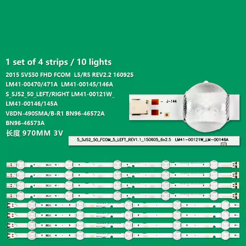 NEW LED Strip for UN49J5290 UN49J5290AG UN49J5200AG UN49J5200 UN50J5200 UN49J5200AG UN50J5000AF UN50