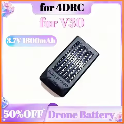 3.7V 1800mAh Upgrade Replacement Rechargeable Battery for 4DRC V30 Mini Drone Battery 4D-V30 Wholesa