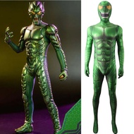 25COSSpiderman Green Goblin Man and Woman Jumpsuit Zentai Cosplay Costume Peter Parker Bodysuit Tom 