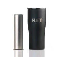 FLET tumbler - แก้วเก็บความเย็น มาพร้อมแท่งน้ำแข็งสแตนเลส เครื่องดื่มเย็นไม่ต้องใส่น้ำแข็ง