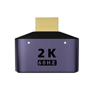 1 to 2 HDMI-Compatible HD 2K Dual Output Splitter Monitor Adapter One HDMI Male to Dual HDMI Female