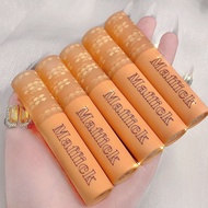 MAFFICK ® Lip Gloss Orange Bottle Long Lasting Waterproof Smooth Velvet Matte Lip Tint Mud