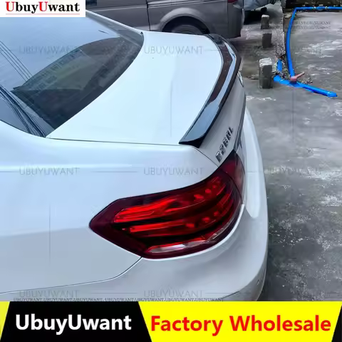 UBUYUWANT For BENZ W212 E320 E260 E300 Car Rear Trunk Wing ABS Material Refit Accessories Spoiler 20