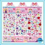 Happy Stella Heart Jewely Sticker / Star Jewel Sticker / Jewely Stickers 3-piece set