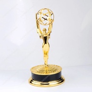 Creative Alloy Trophy Metal Seat Customized Emmy Award Competition Trophy Enterprise Award Trophy