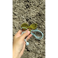 Crochet leaf sprout || Cable tie crochet || Knitted cable tie