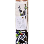 Yamaha Y125 Y125zr sticker stripe Movistar biru original hly