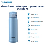 Zojirushi SM-SE48-AL 0.48L (Blue) Thermos Flask, 1 Year Heat Retention