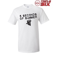TRIPLESIX - T-Shirt / T-Shirt - 5 seconds of summer - WHITE