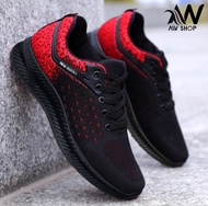 Sepatu Olahraga Cowok Sepatu Sneakers Pria Untuk Sekolah Sepatu Hitam