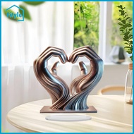 Hand Gesture Figurine Love Finger Statue Abstract Art Crafts Ornament Desk Figure for Office Nightst