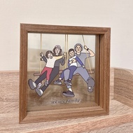 【客製】玻璃木質相框/似顏繪/相框
