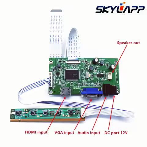 1920(RGB)×1080 Controller Board Driver kit for NT156FHM-N41 NT156FHM-N61 HDMI + VGA LCD LED LVDS EDP