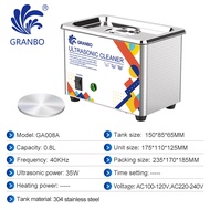 Granbo Ultrasonic cleaning machine 2L Digital Ultra Sonic Cleaner Timer Jewelry Glasses Watches Fuel